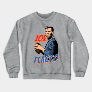 Joe flacco retro Crewneck Sweatshirt